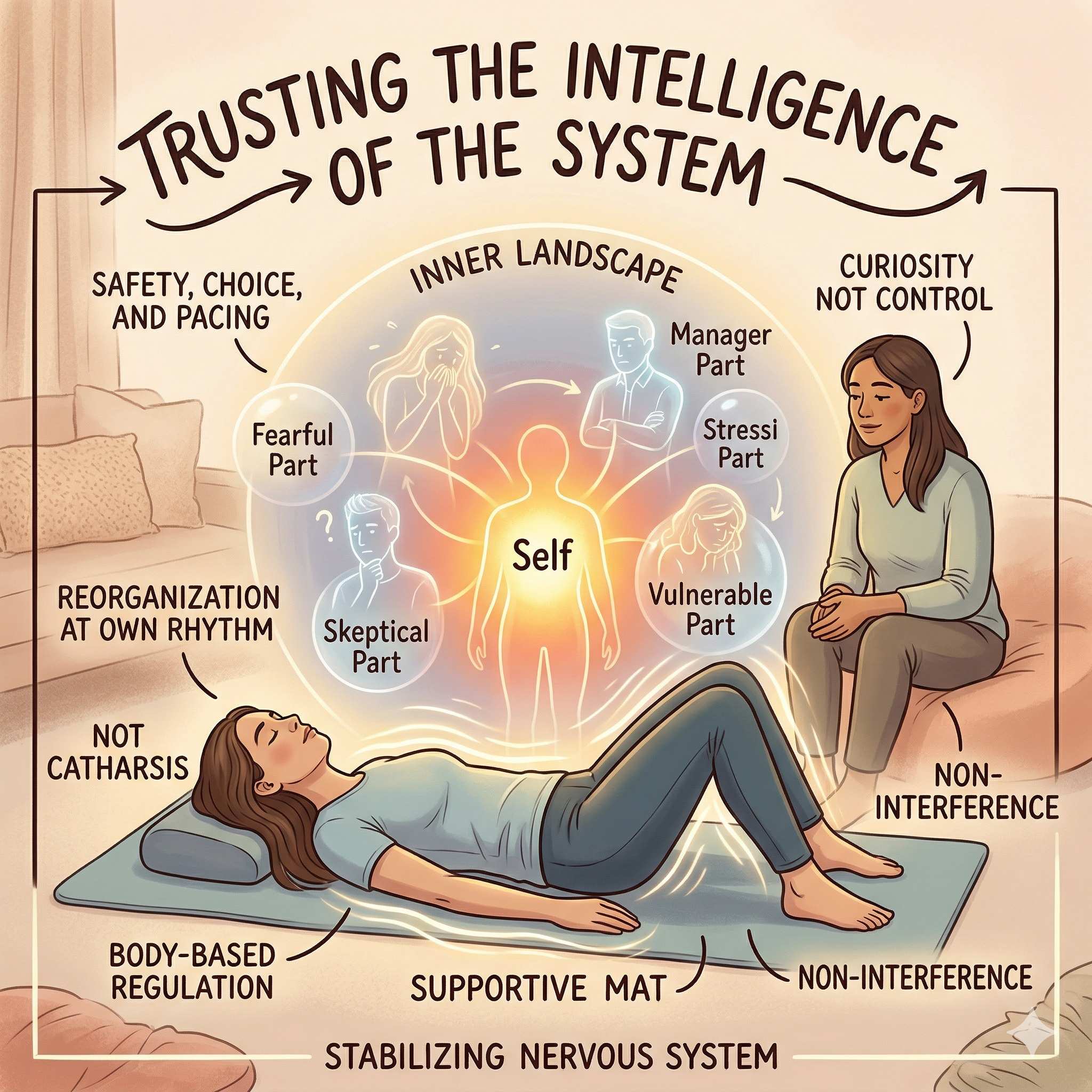 Parts-informed TRE practice